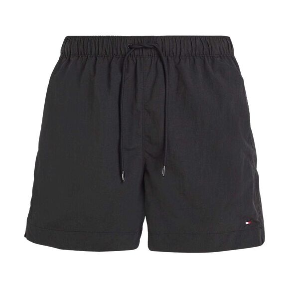 Tommy Hilfiger Mens Essential Logo Swim Shorts / Black